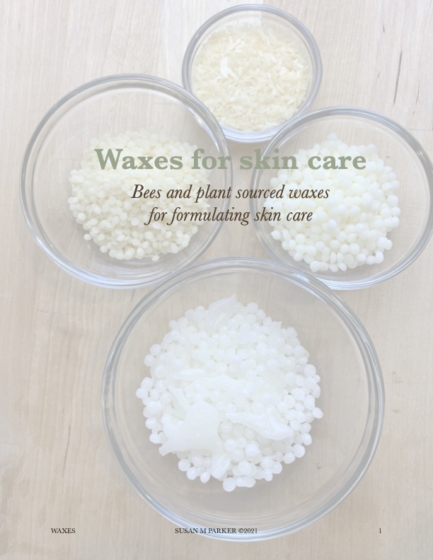 Waxes used in skin care